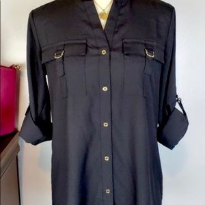 Calvin Klein button up blouse